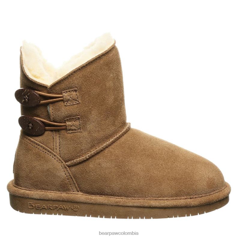 BEARPAW 8B2H582 botas nuez dura niños juventud rosalina