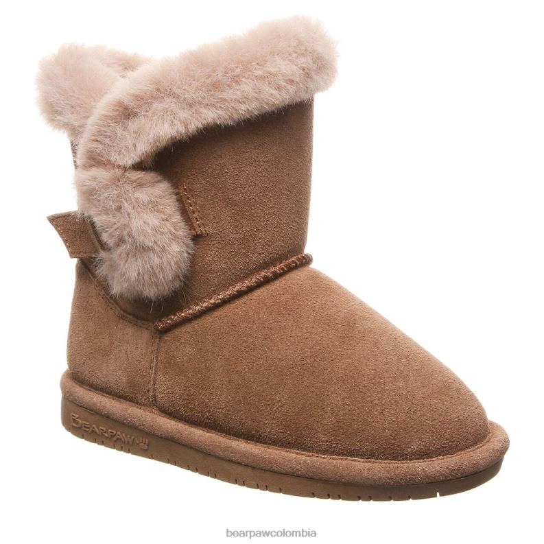 BEARPAW 8B2H584 botas nuez dura niños juventud betsey