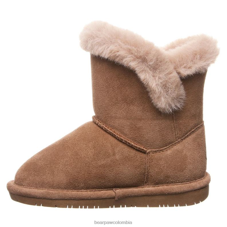 BEARPAW 8B2H584 botas nuez dura niños juventud betsey