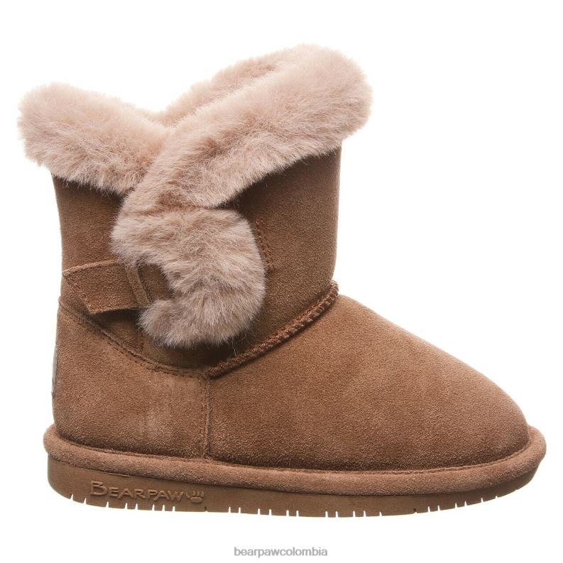 BEARPAW 8B2H584 botas nuez dura niños juventud betsey
