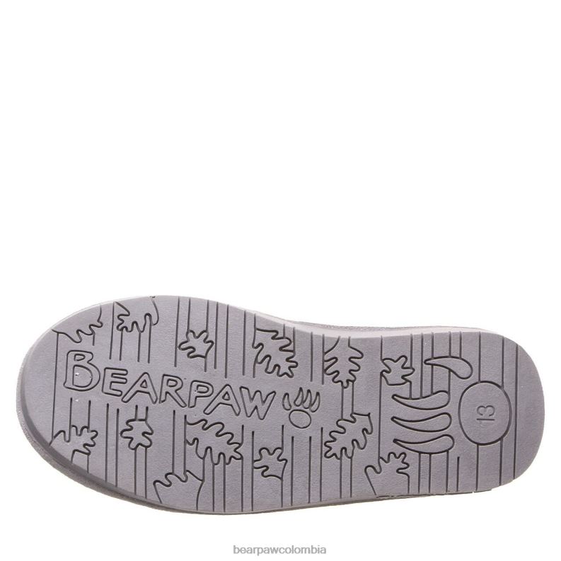 BEARPAW 8B2H585 botas niebla gris niños juventud betsey