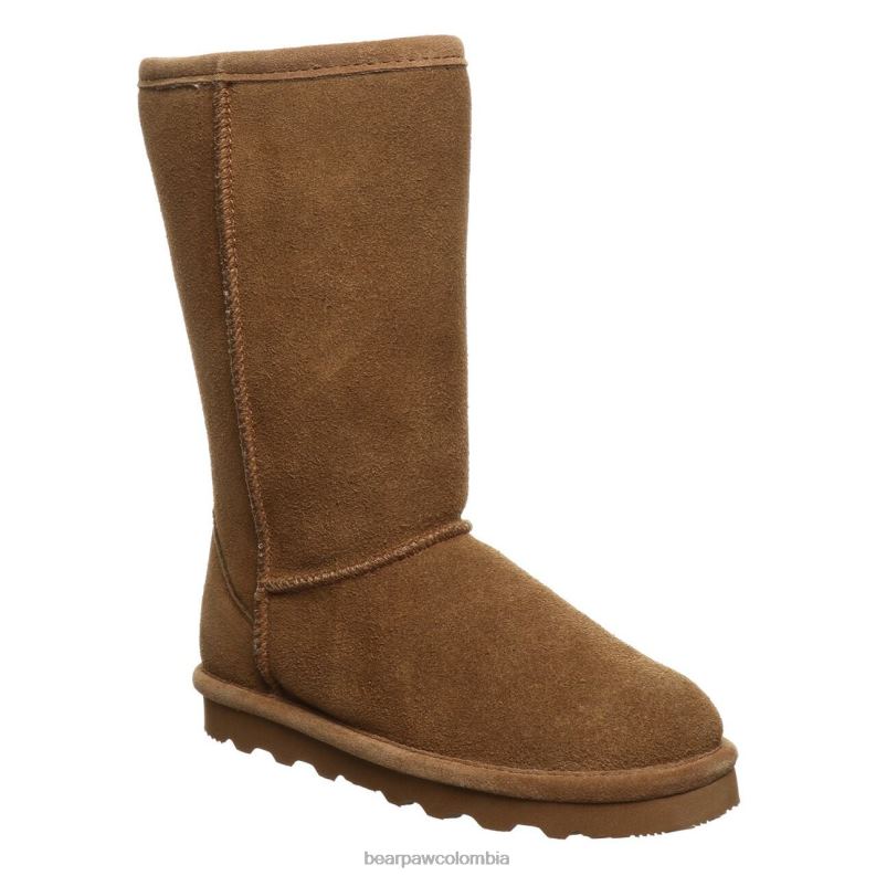 BEARPAW 8B2H586 botas nuez dura niños elle alto joven