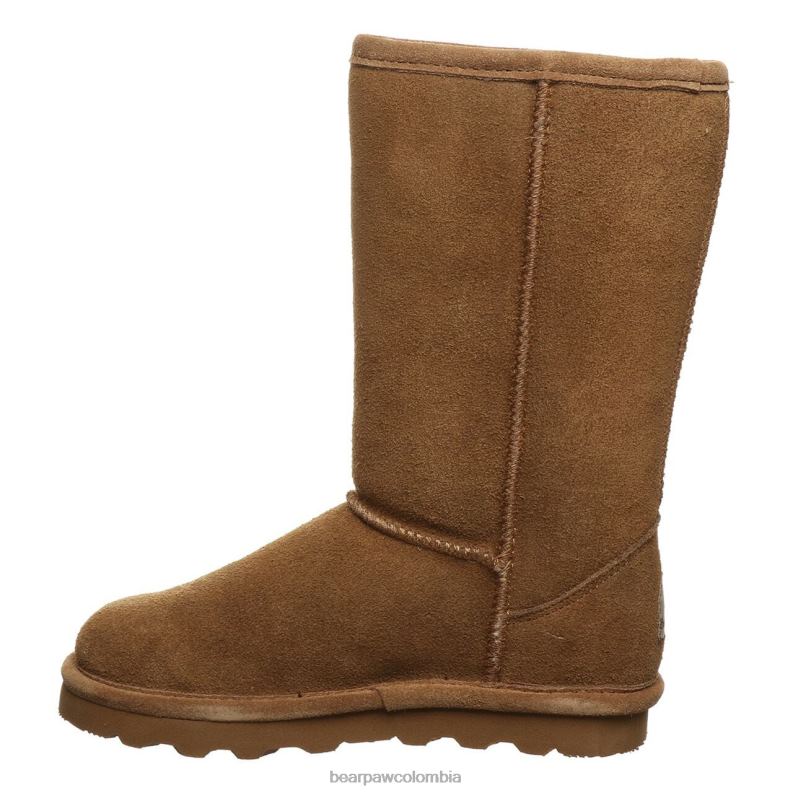 BEARPAW 8B2H586 botas nuez dura niños elle alto joven
