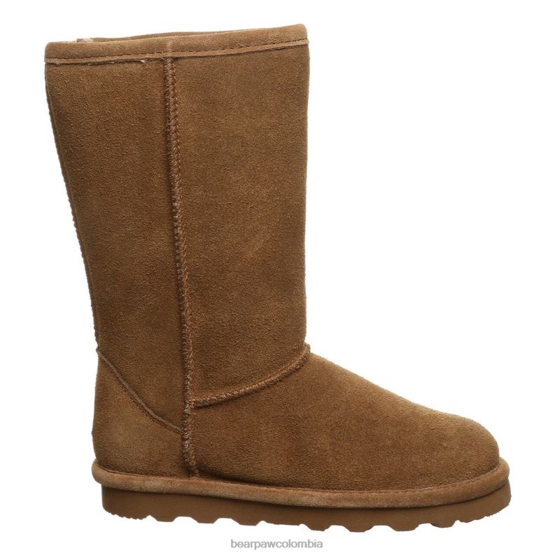 BEARPAW 8B2H586 botas nuez dura niños elle alto joven
