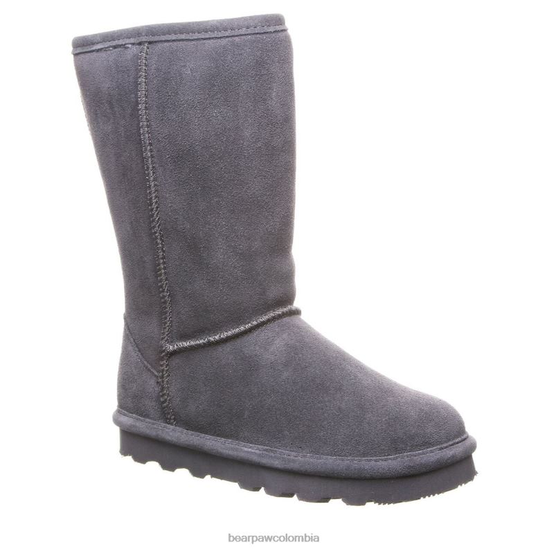 BEARPAW 8B2H587 botas carbón niños elle alto joven
