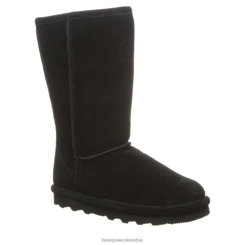 BEARPAW 8B2H588 botas negro niños elle alto joven