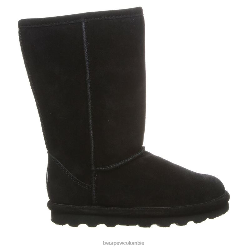 BEARPAW 8B2H588 botas negro niños elle alto joven