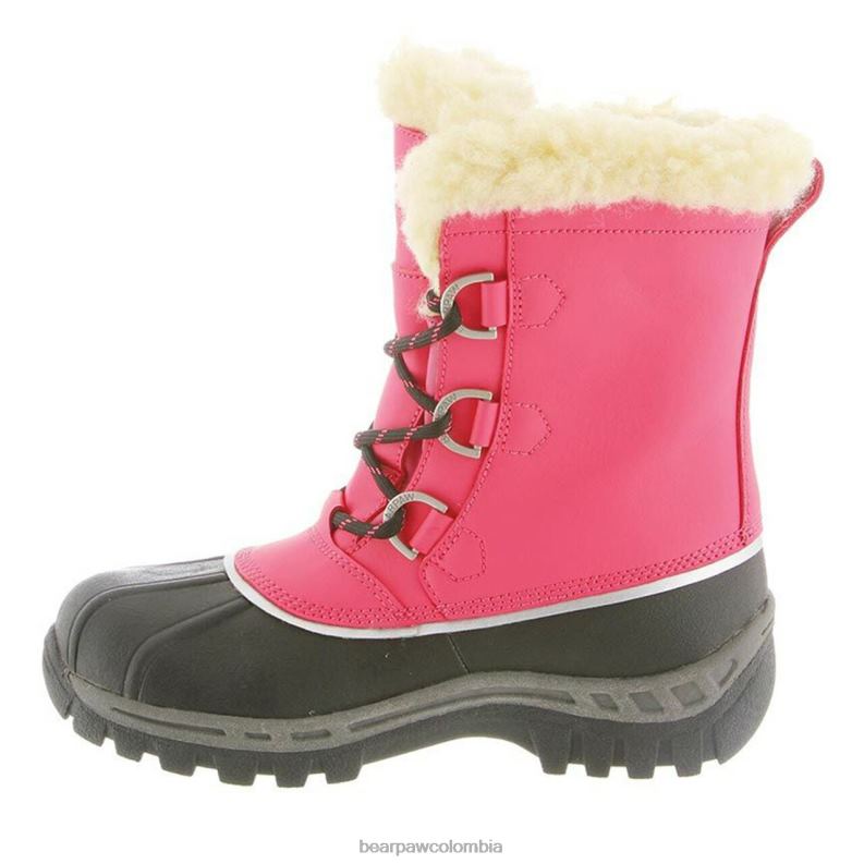 BEARPAW 8B2H593 botas rosa niños juventud kelly