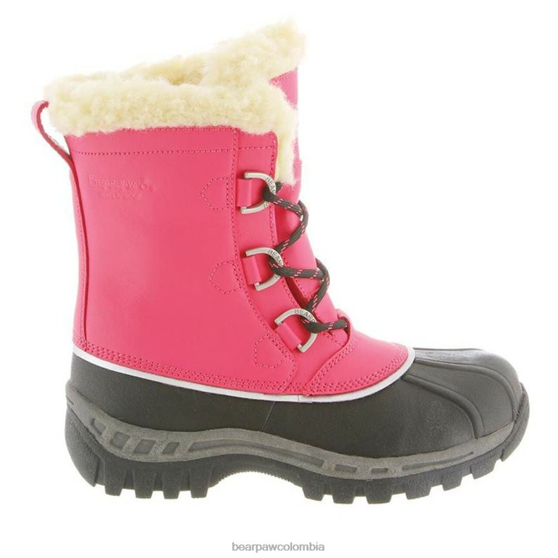 BEARPAW 8B2H593 botas rosa niños juventud kelly