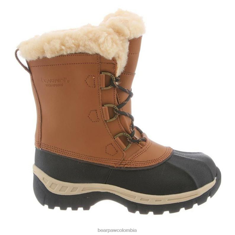 BEARPAW 8B2H594 botas nuez dura niños juventud kelly