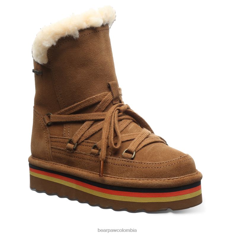 BEARPAW 8B2H598 botas nuez dura niños retro mondi juvenil