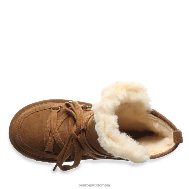 BEARPAW 8B2H598 botas nuez dura niños retro mondi juvenil