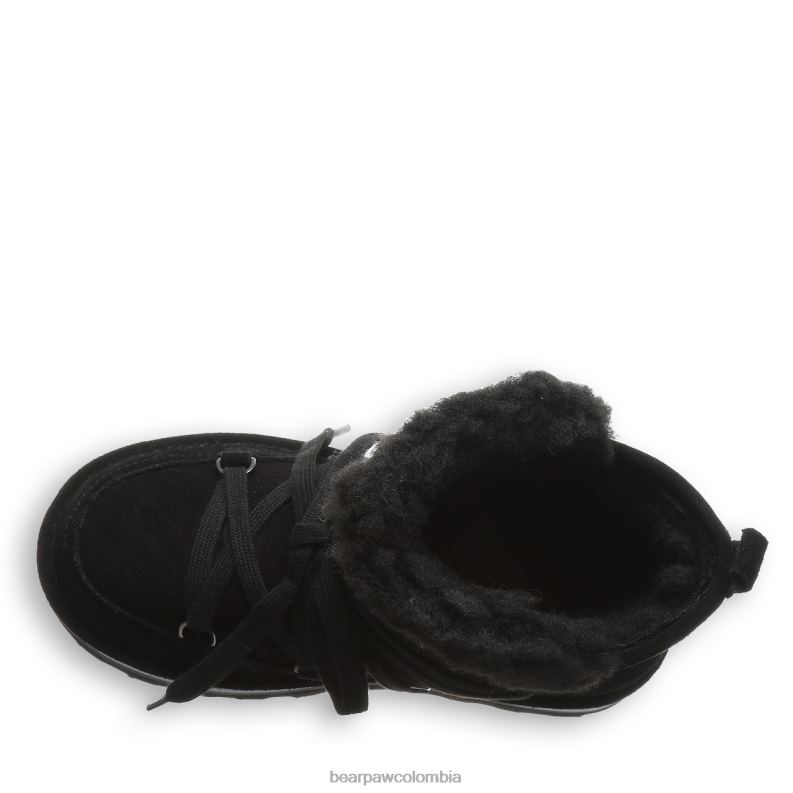 BEARPAW 8B2H599 botas negro niños retro mondi juvenil