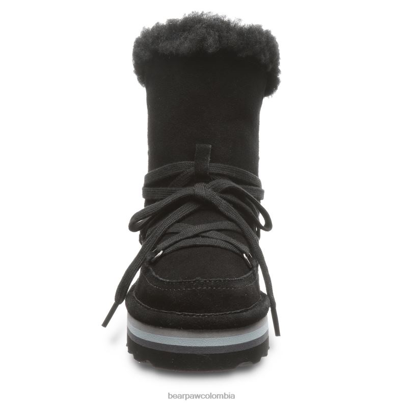 BEARPAW 8B2H599 botas negro niños retro mondi juvenil