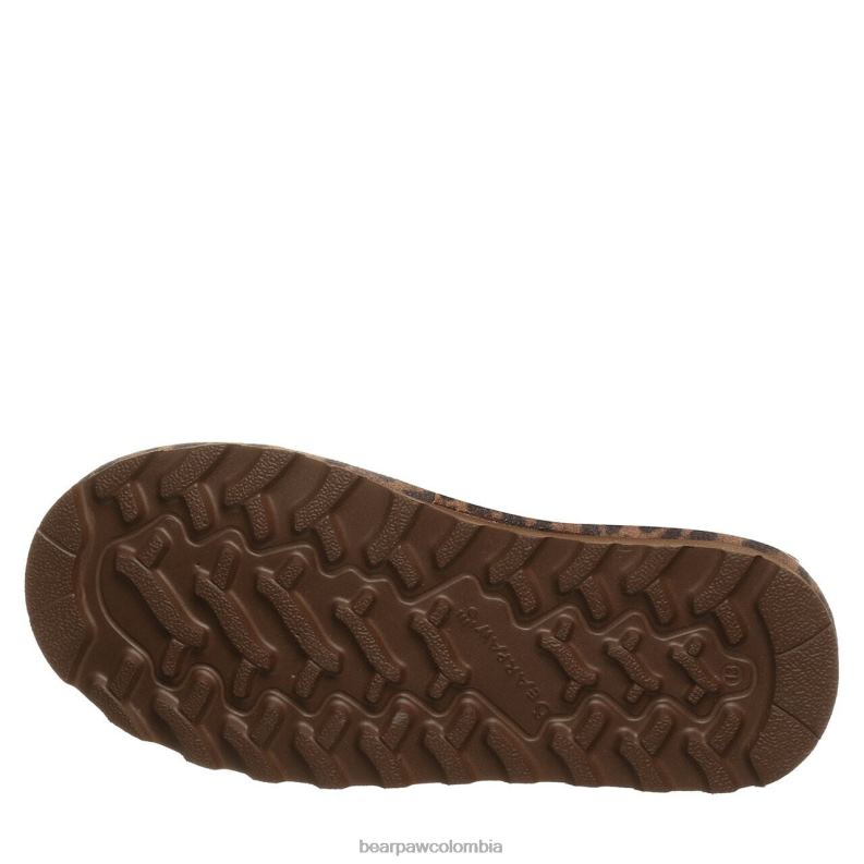 BEARPAW 8B2H601 botas leopardo niños elle juventud exótica