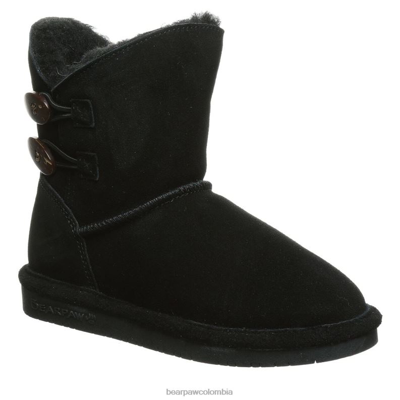 BEARPAW 8B2H602 botas negro niños juventud rosalina