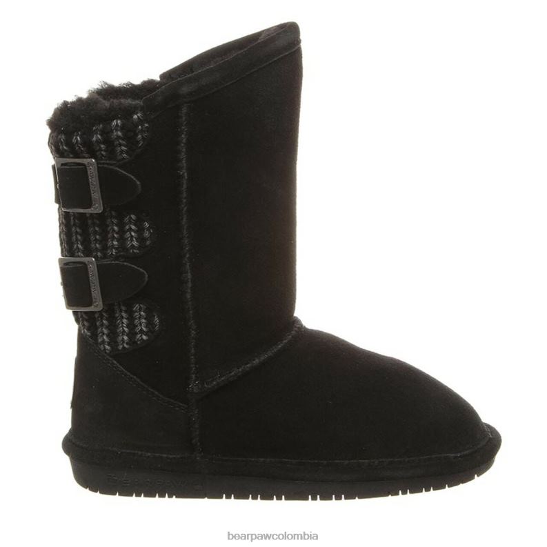 BEARPAW 8B2H607 botas negro nunca mojado niños juventud boshie