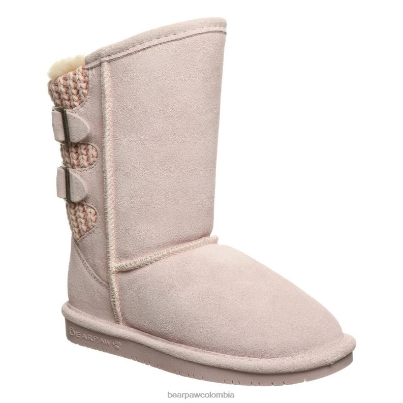 BEARPAW 8B2H608 botas Rosa palido niños juventud boshie