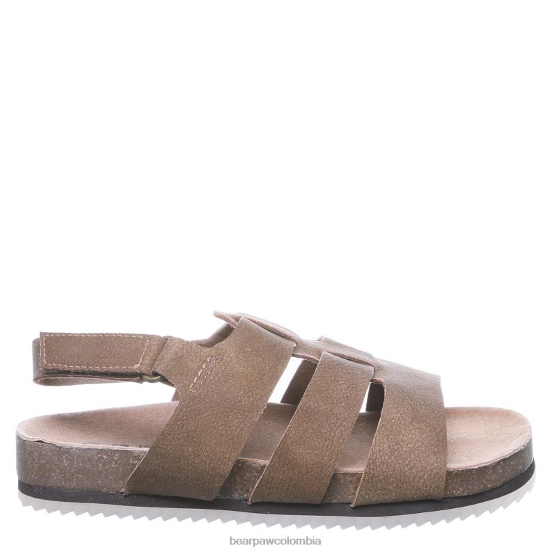 BEARPAW 8B2H619 sandalias nuez dura niños juventud zaidee