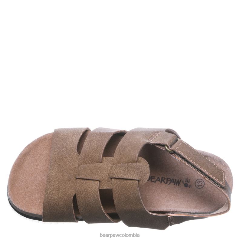 BEARPAW 8B2H619 sandalias nuez dura niños juventud zaidee