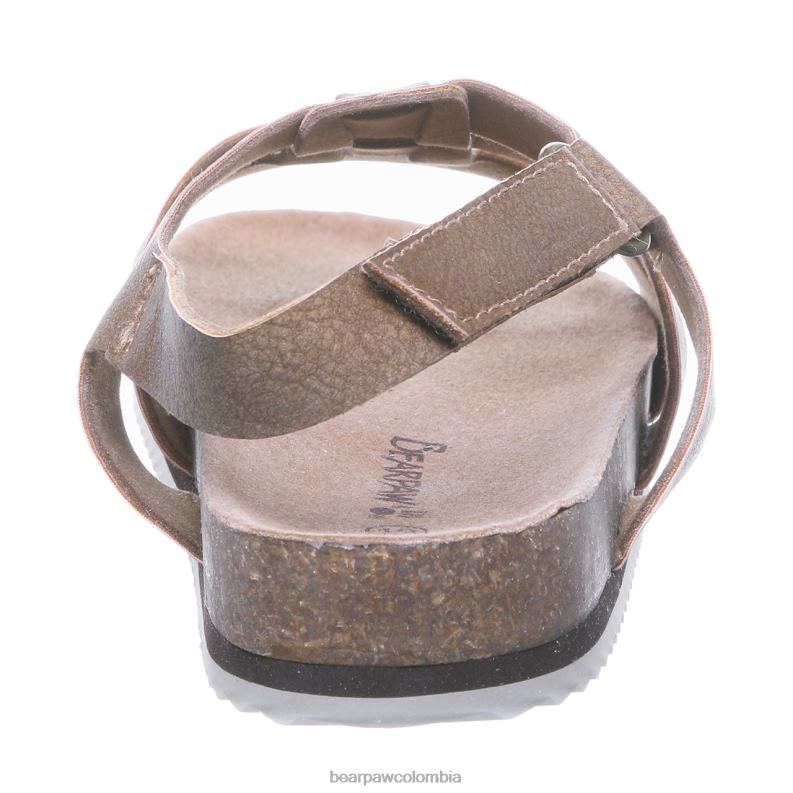 BEARPAW 8B2H619 sandalias nuez dura niños juventud zaidee
