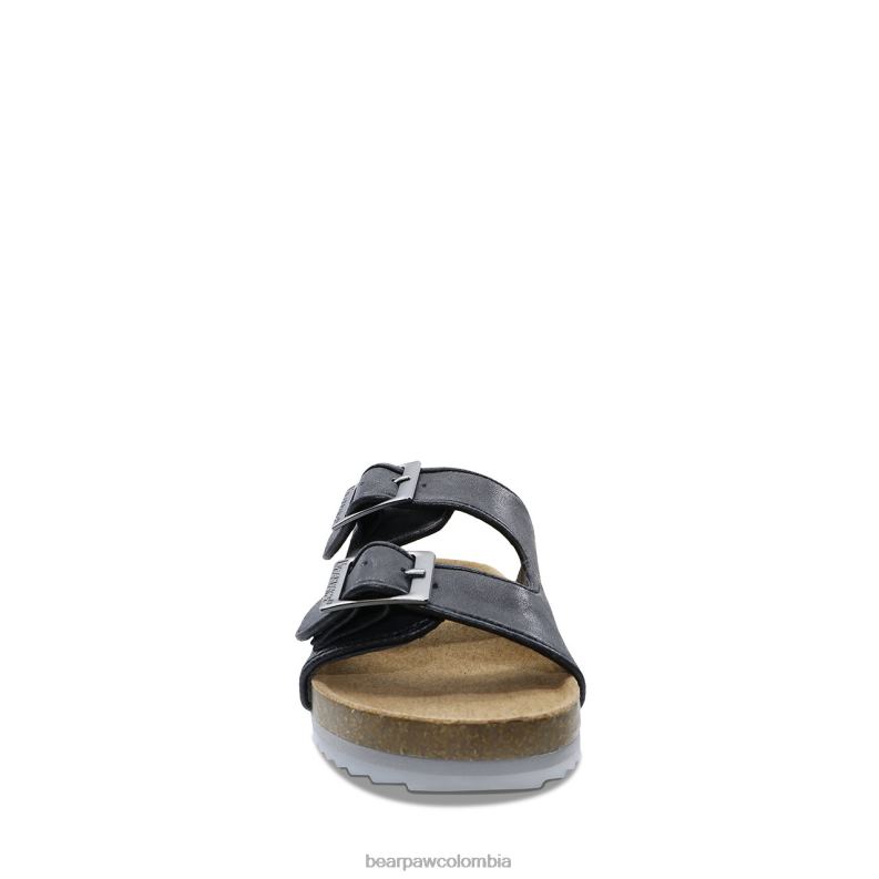 BEARPAW 8B2H620 sandalias negro niños juventud de brooklyn