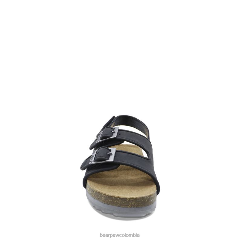 BEARPAW 8B2H621 sandalias negro niños niño de brooklyn