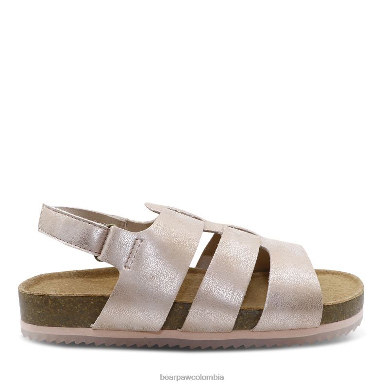 BEARPAW 8B2H622 sandalias rosa niños juventud zaidee