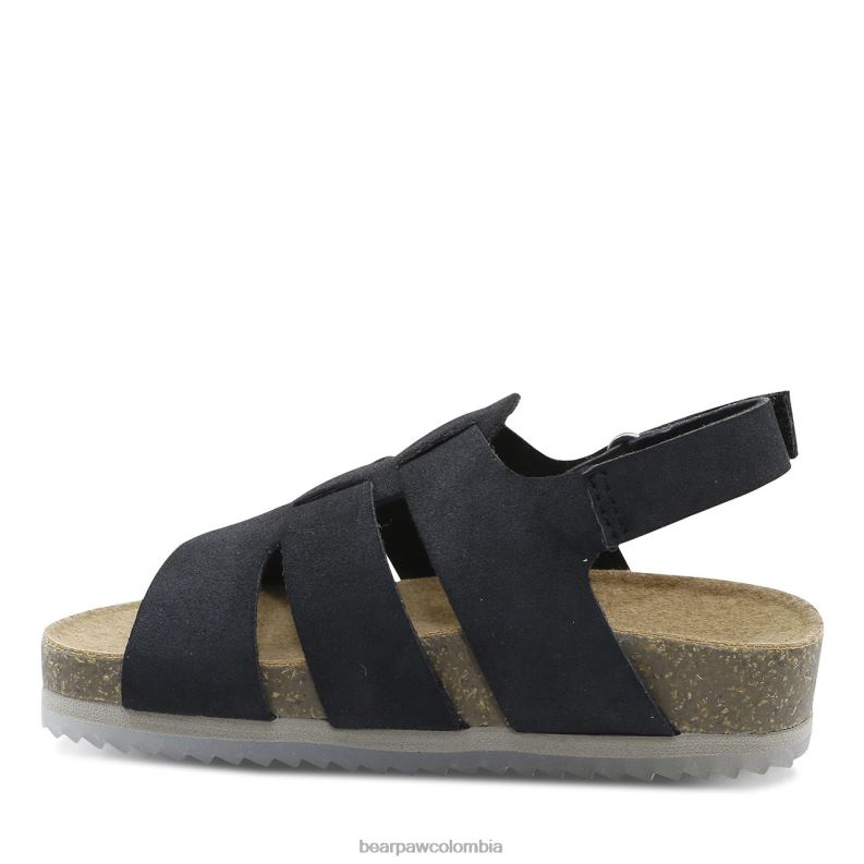 BEARPAW 8B2H623 sandalias negro niños niño zaidee