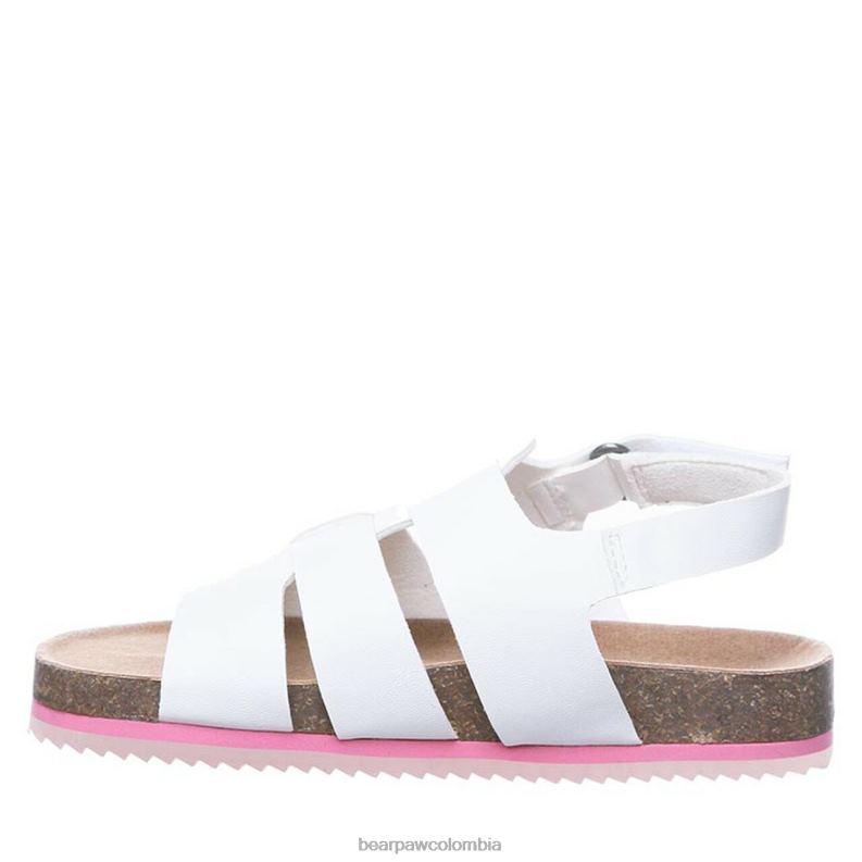 BEARPAW 8B2H627 sandalias blanco niños juventud zaidee
