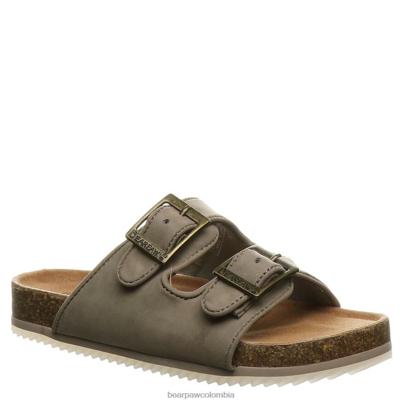 BEARPAW 8B2H629 sandalias piedra niños juventud de brooklyn