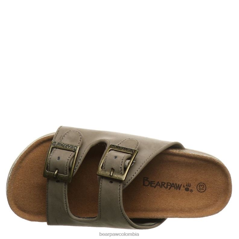 BEARPAW 8B2H629 sandalias piedra niños juventud de brooklyn