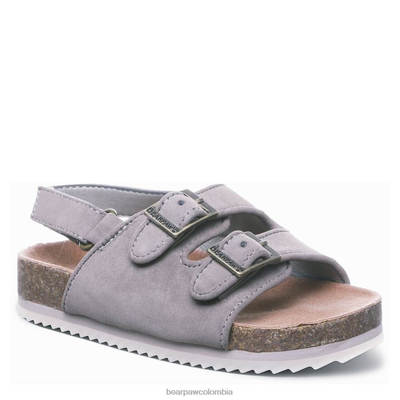 BEARPAW 8B2H631 sandalias piedra niños niño de brooklyn