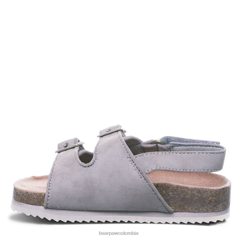 BEARPAW 8B2H631 sandalias piedra niños niño de brooklyn