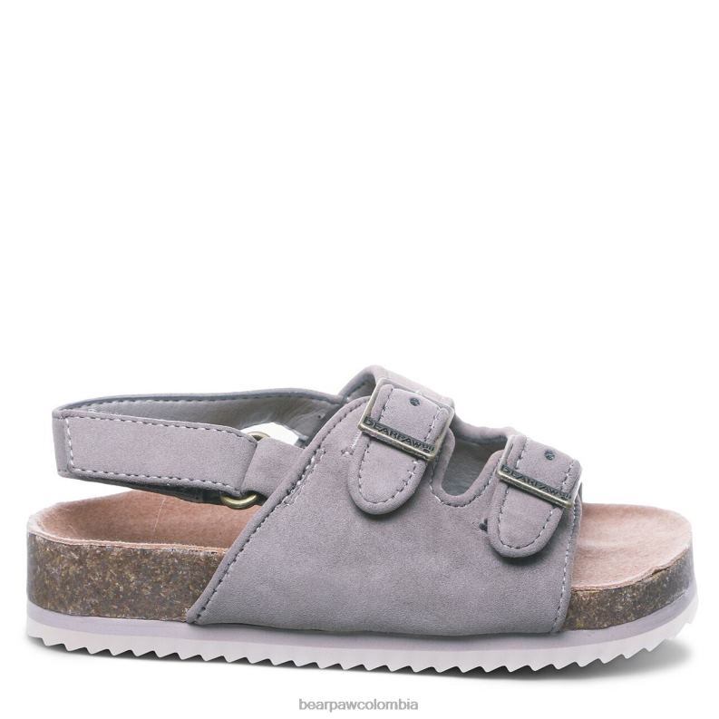 BEARPAW 8B2H631 sandalias piedra niños niño de brooklyn