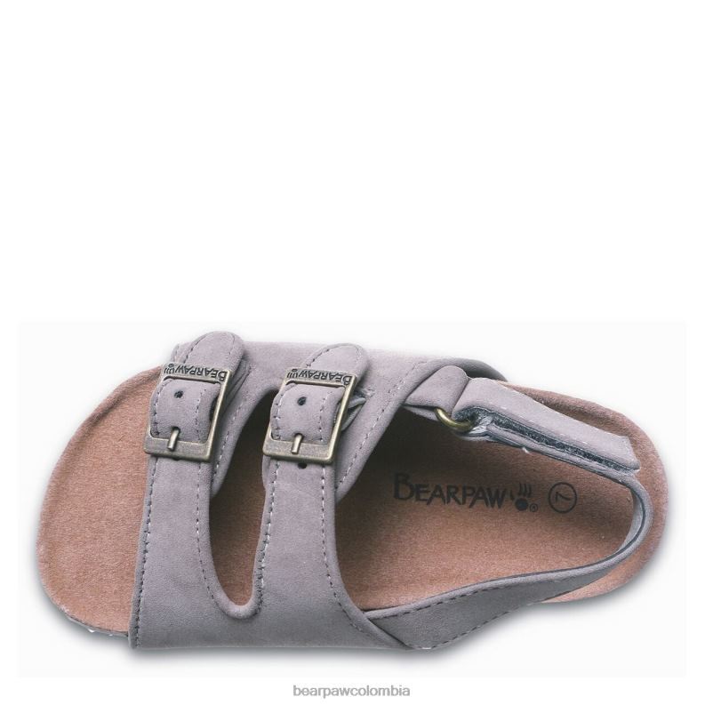 BEARPAW 8B2H631 sandalias piedra niños niño de brooklyn