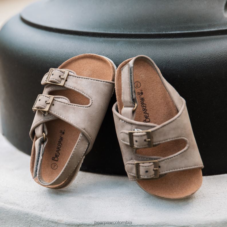 BEARPAW 8B2H631 sandalias piedra niños niño de brooklyn