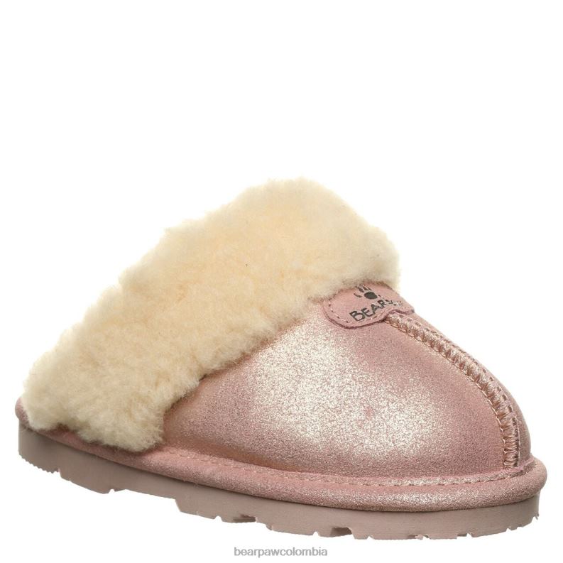 BEARPAW 8B2H609 zapatillas brillo rosa niños juventud loki