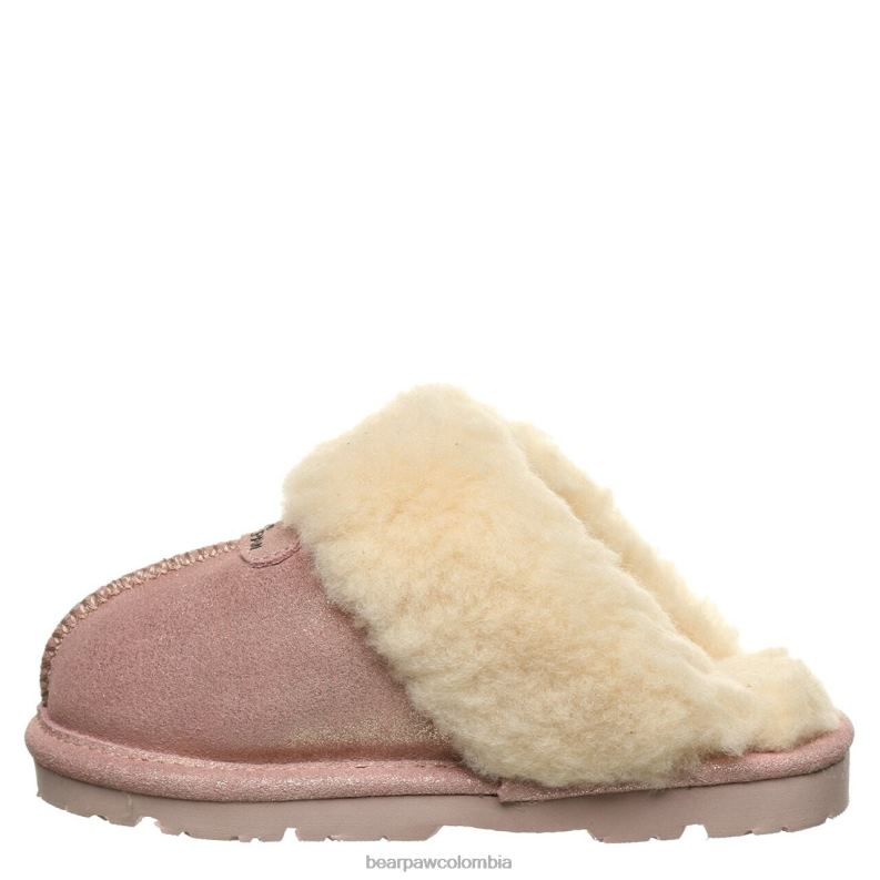 BEARPAW 8B2H609 zapatillas brillo rosa niños juventud loki