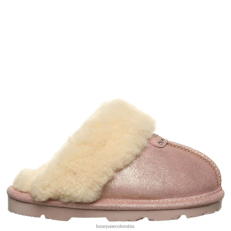 BEARPAW 8B2H609 zapatillas brillo rosa niños juventud loki