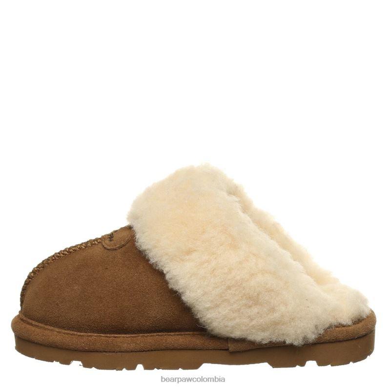 BEARPAW 8B2H610 zapatillas nuez dura niños juventud loki
