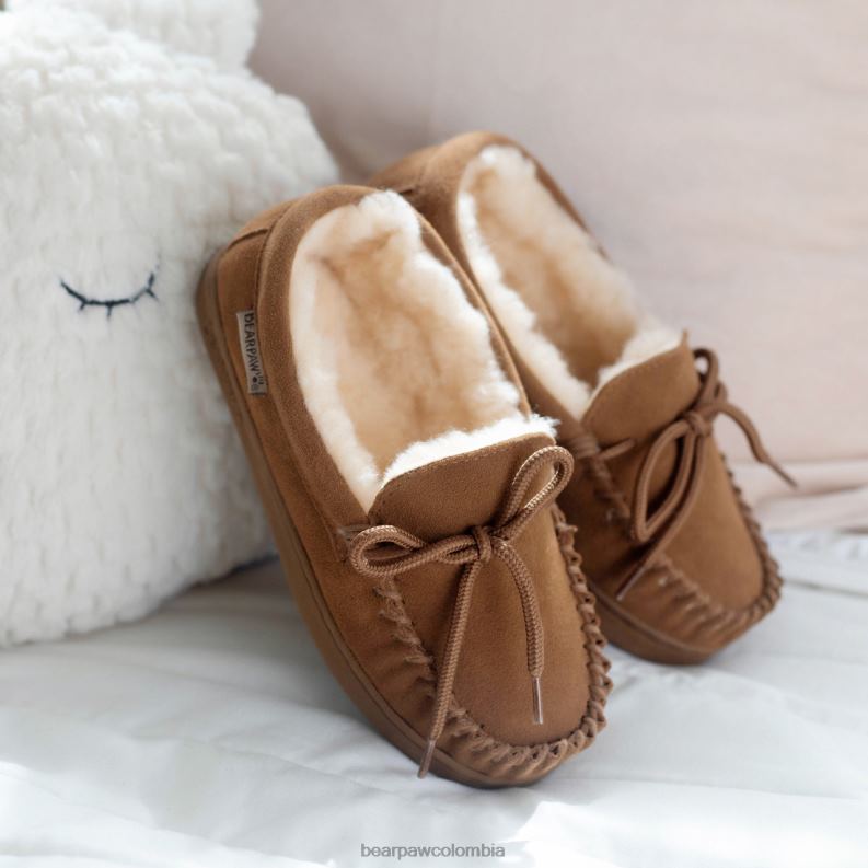 BEARPAW 8B2H611 zapatillas nuez dura niños moc ii juvenil