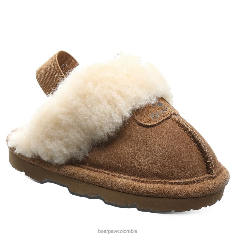 BEARPAW 8B2H613 zapatillas nuez dura niños niño loki