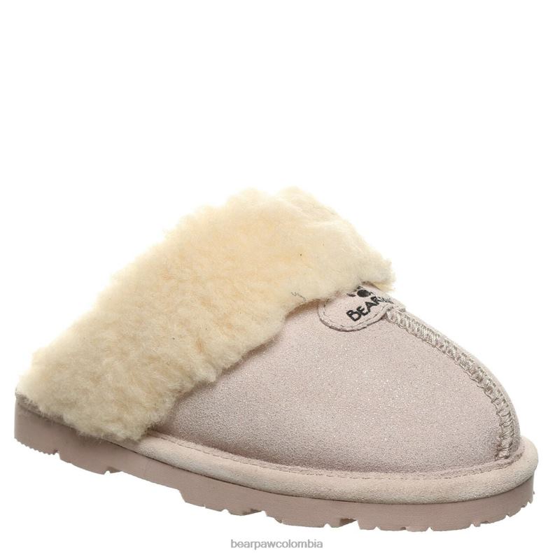 BEARPAW 8B2H615 zapatillas caviar rosa niños juventud loki