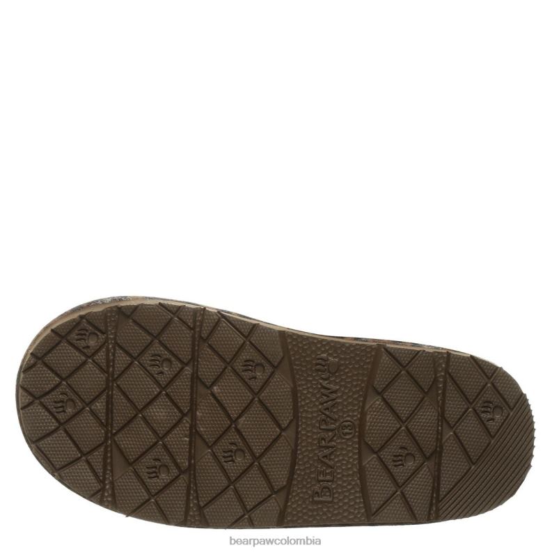 BEARPAW 8B2H616 zapatillas leopardo niños juventud loki