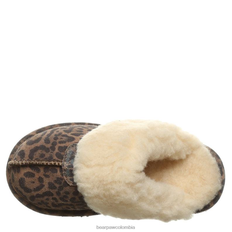 BEARPAW 8B2H616 zapatillas leopardo niños juventud loki