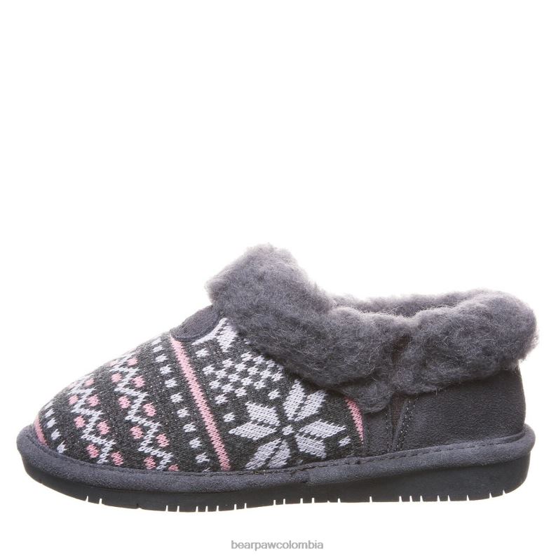 BEARPAW 8B2H618 zapatillas carbón niños juventud alicia