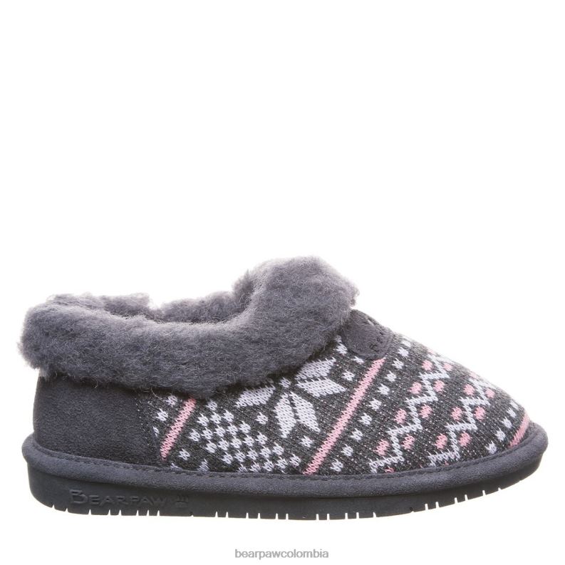 BEARPAW 8B2H618 zapatillas carbón niños juventud alicia